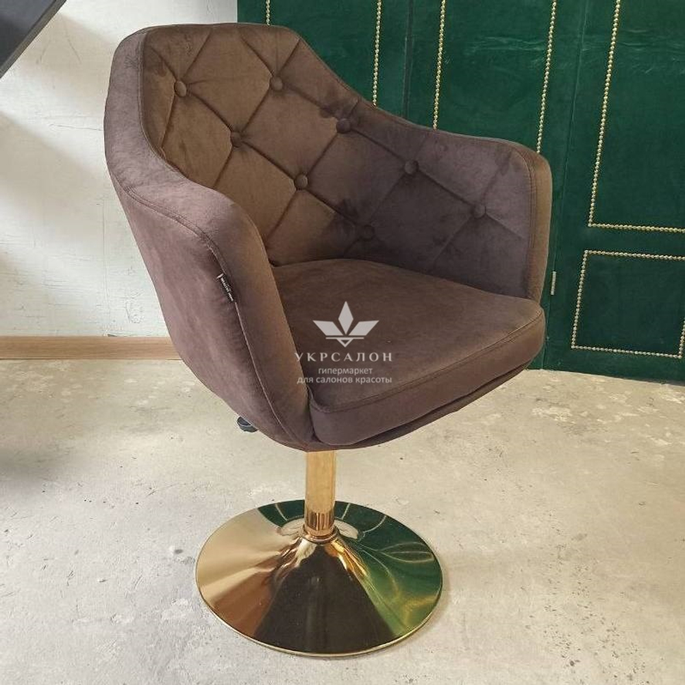 Стільчик майстра Leganza Velor gold