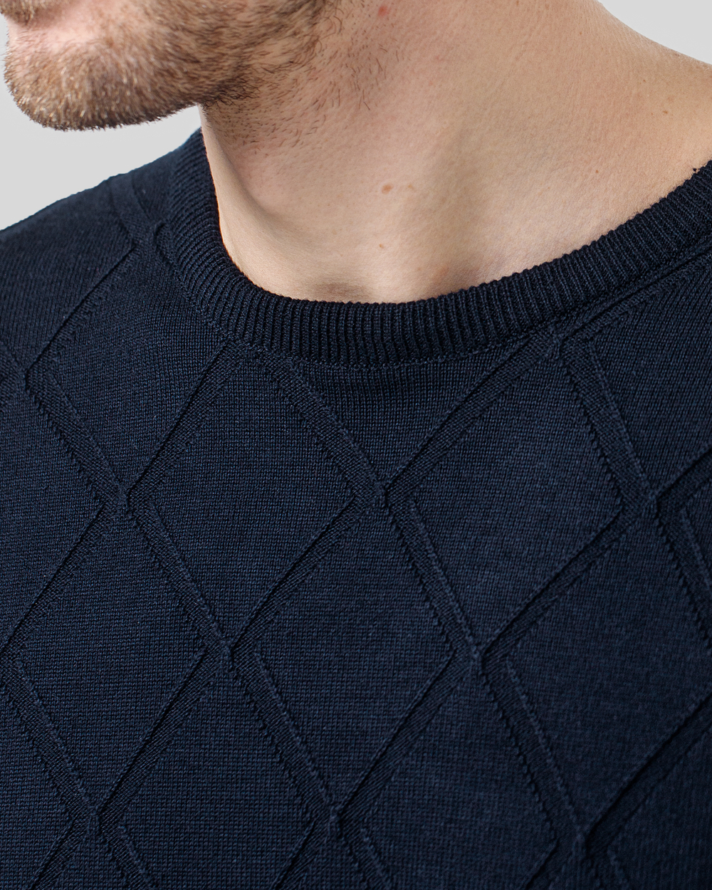 Джемпер чоловічий темно-синій (арт. 7662300402)