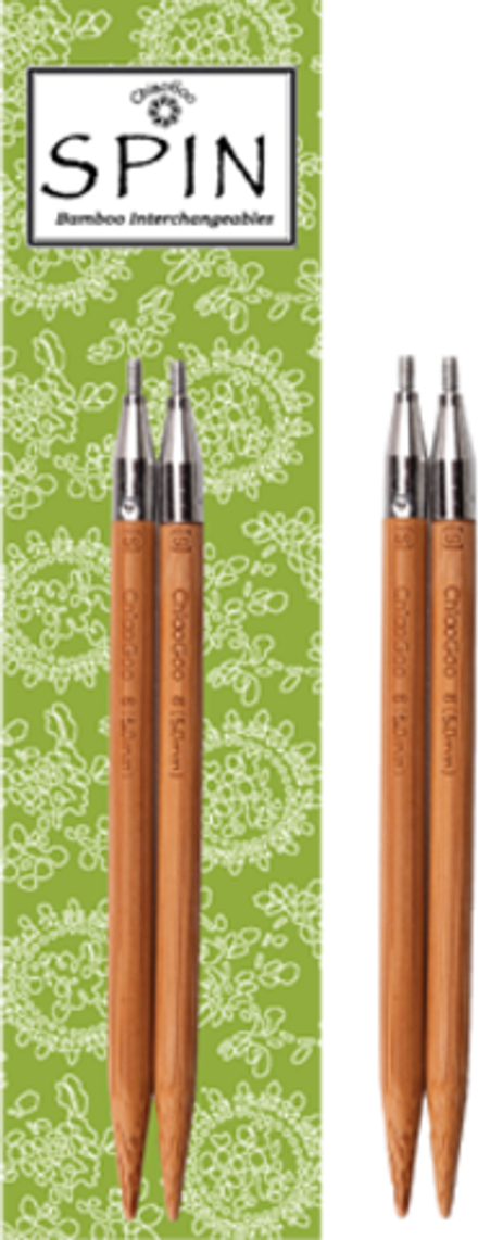 Cпицы ChiaoGoo SPIN Bamboo Tips (10cm)