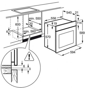 Духова шафа електрична ZANUSSI ZOB 21601 XV (155013)