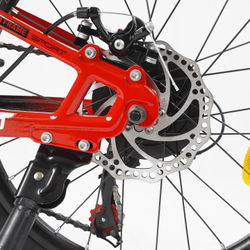 Детский спортивный велосипед 20 дюймов Corso Next магниевый, оборудование Shimano