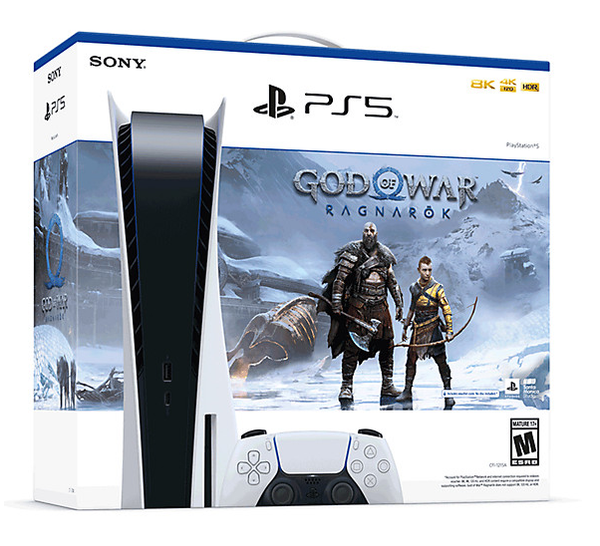 Стаціонарна ігрова приставка Sony PlayStation 5 825GB God of War Ragnarok Bundle