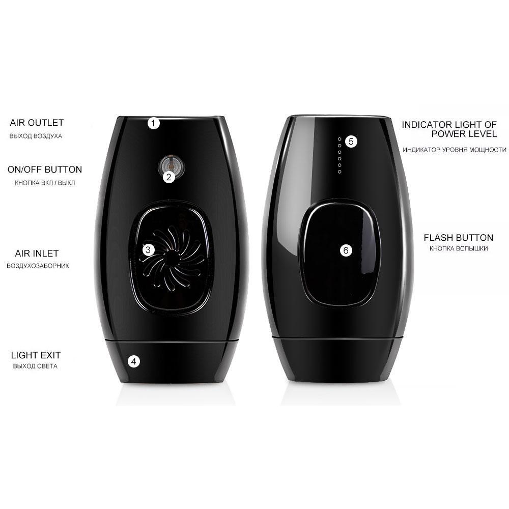 Фотоепілятор домашній Medset PiPi F1 чорний