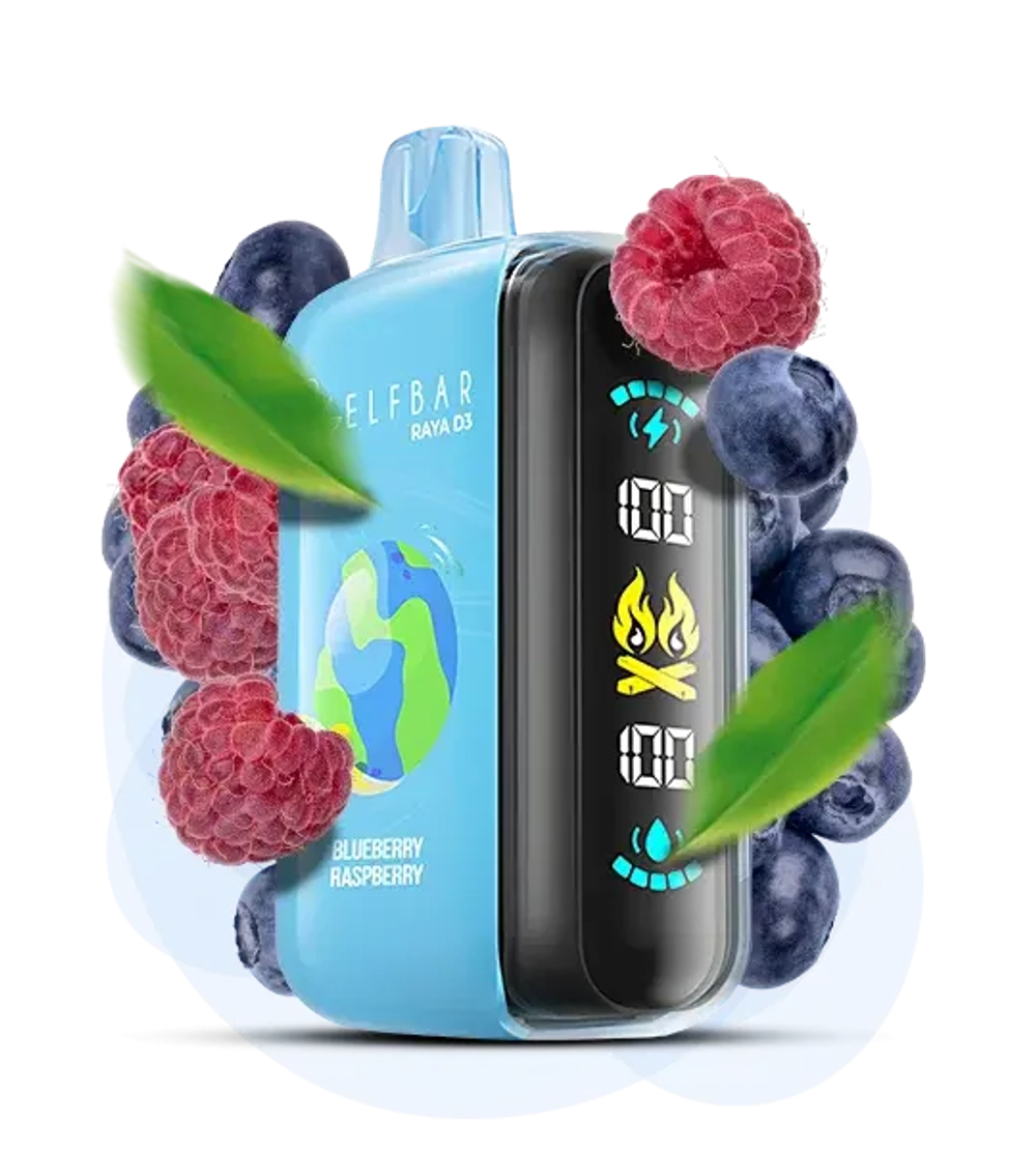Elf Bar Raya D3 - Blueberry Raspberry (5% nic)