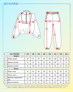 Спортивний костюм флісовий рожевий для дівчинки (арт. 5222300105)