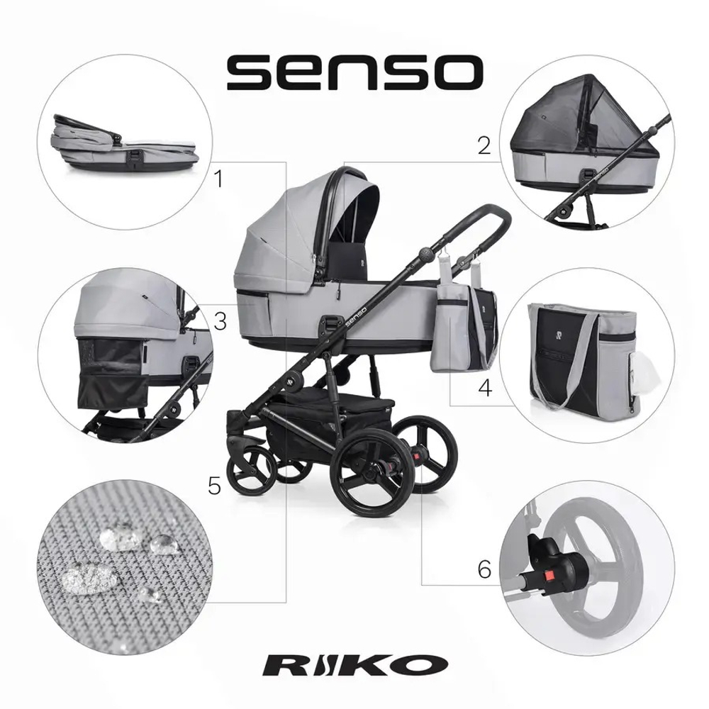 Універсальна коляска 2 в 1 Riko Senso