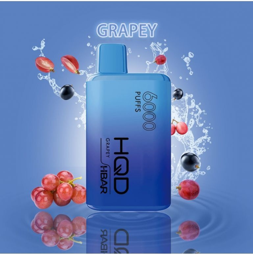 HQD HBAR 6000 Grapey 5% nic