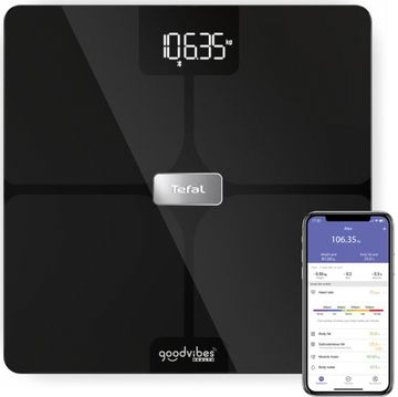 Ваги підлогові Tefal BODY FAT GOODVIBES HEALTH Black BM9670S1