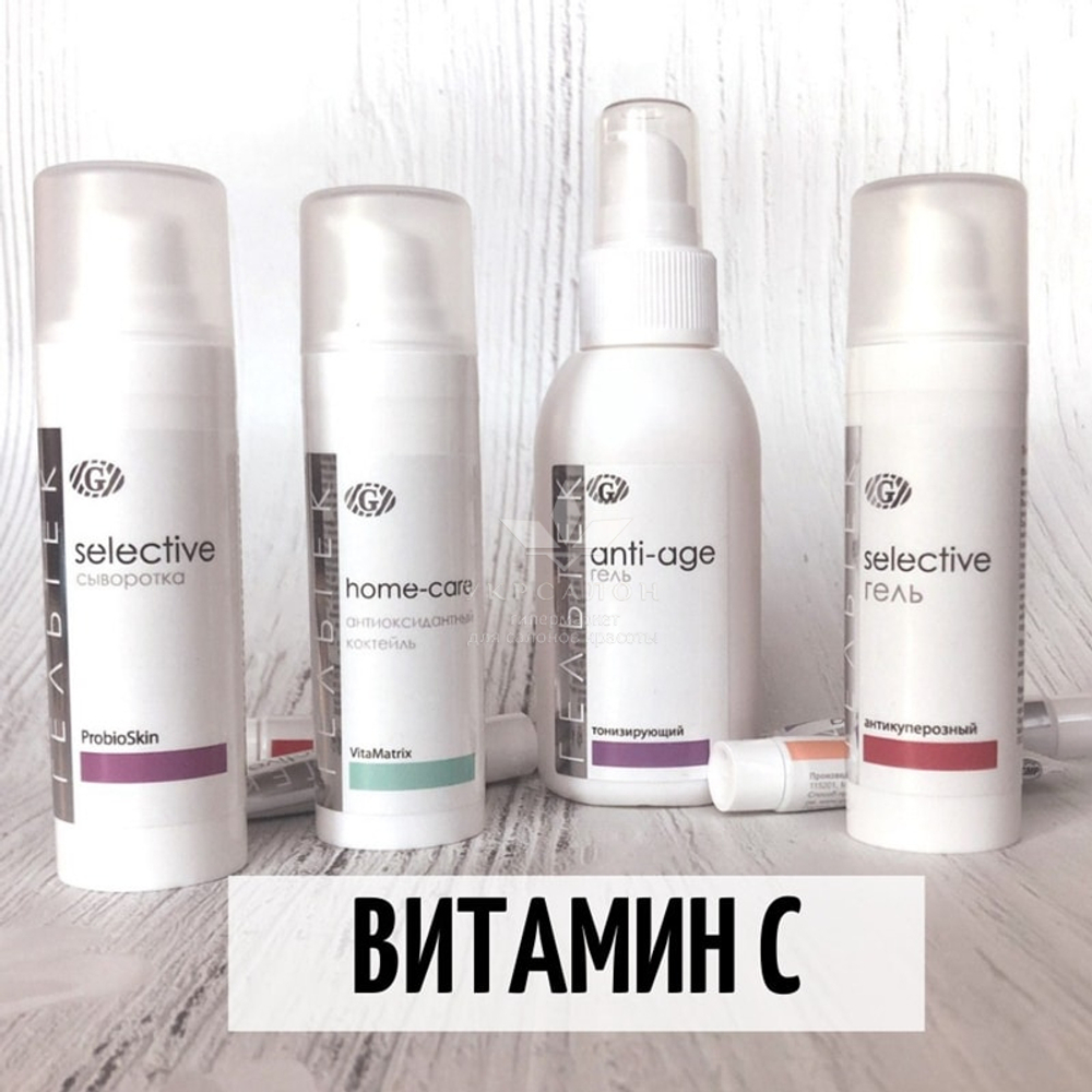 Гель тонізуючий з сіллю Рапан серії Anti-Age, Гельтек