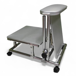 Підставка для педикюру Tertio 2 в 1 з високою полицею на коліщатках