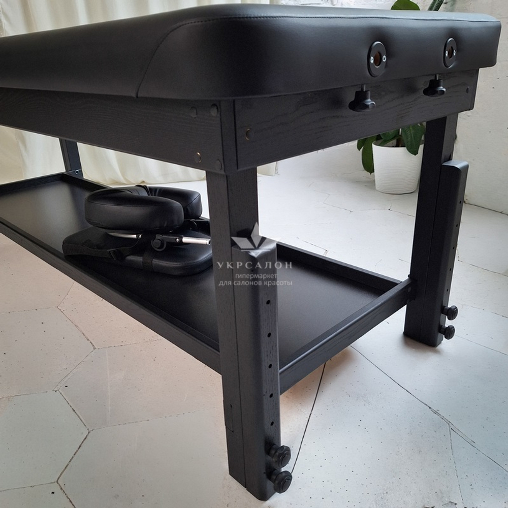Стационарный массажный стол KP-9 Black