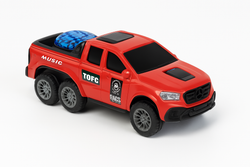 Игрушечная машинка с музыкой и светом, 6 колёс, для детей от 3 лет