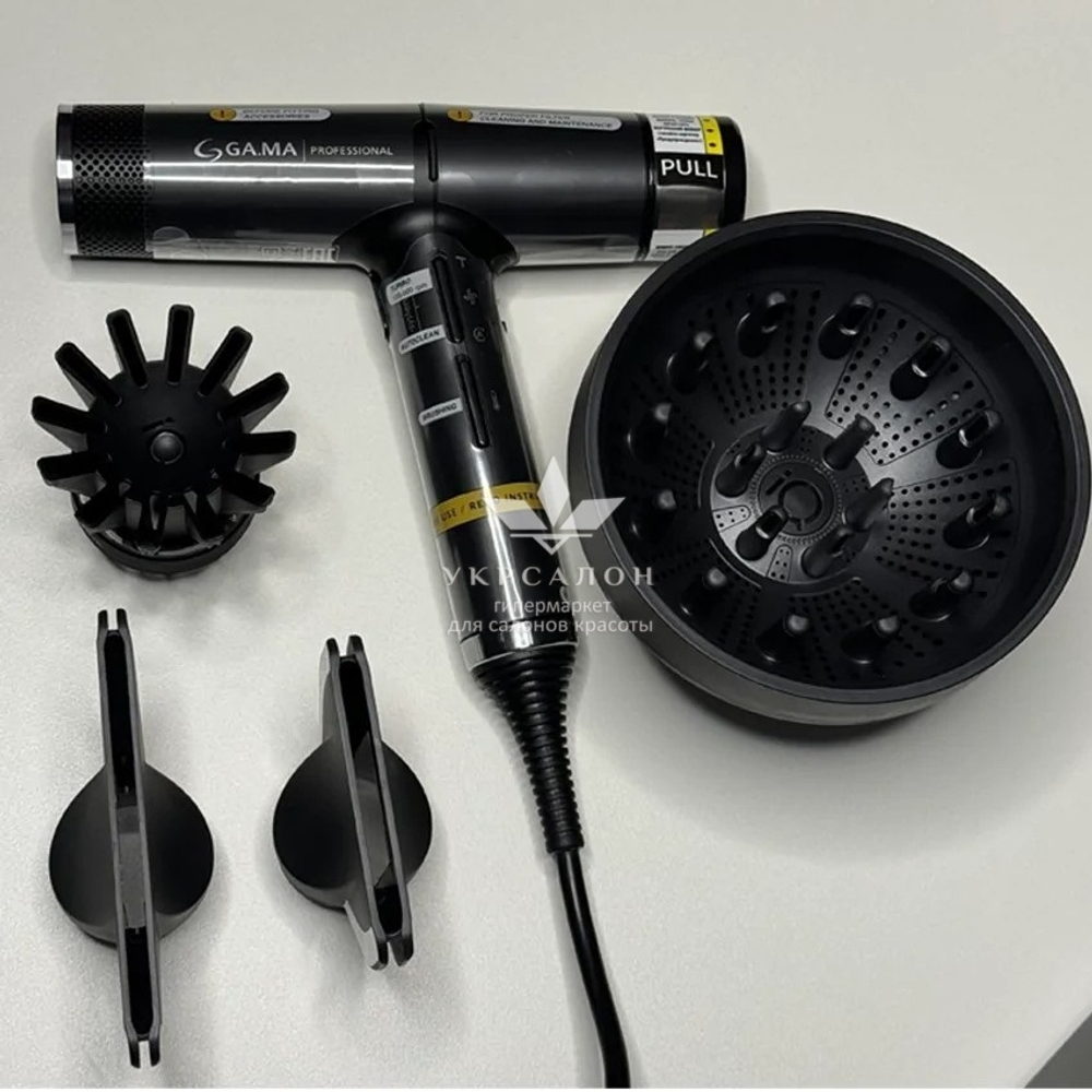Фен для волосся професійний Gama iQ 2 black