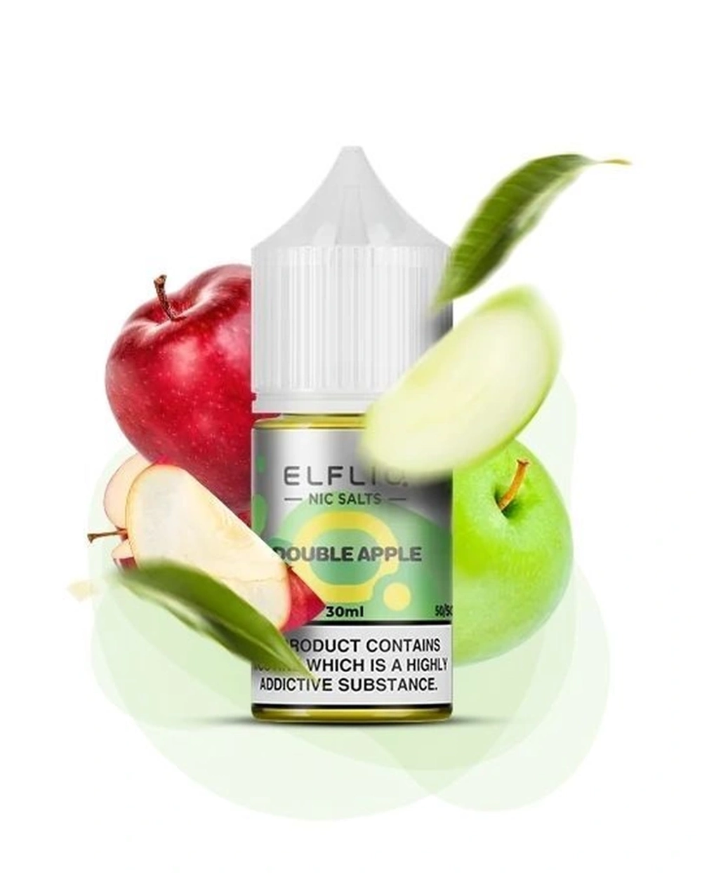 Жидкость ELFLIQ Double Apple (Ельфлик Двойное Яблоко) 30 мл/5%