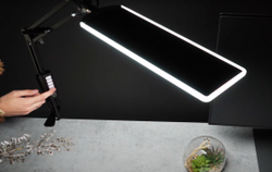 Настольная светодиодная сенсорная LED лампа c функцией работы от повербанка и регулировкой света X-LED-30 SB черная