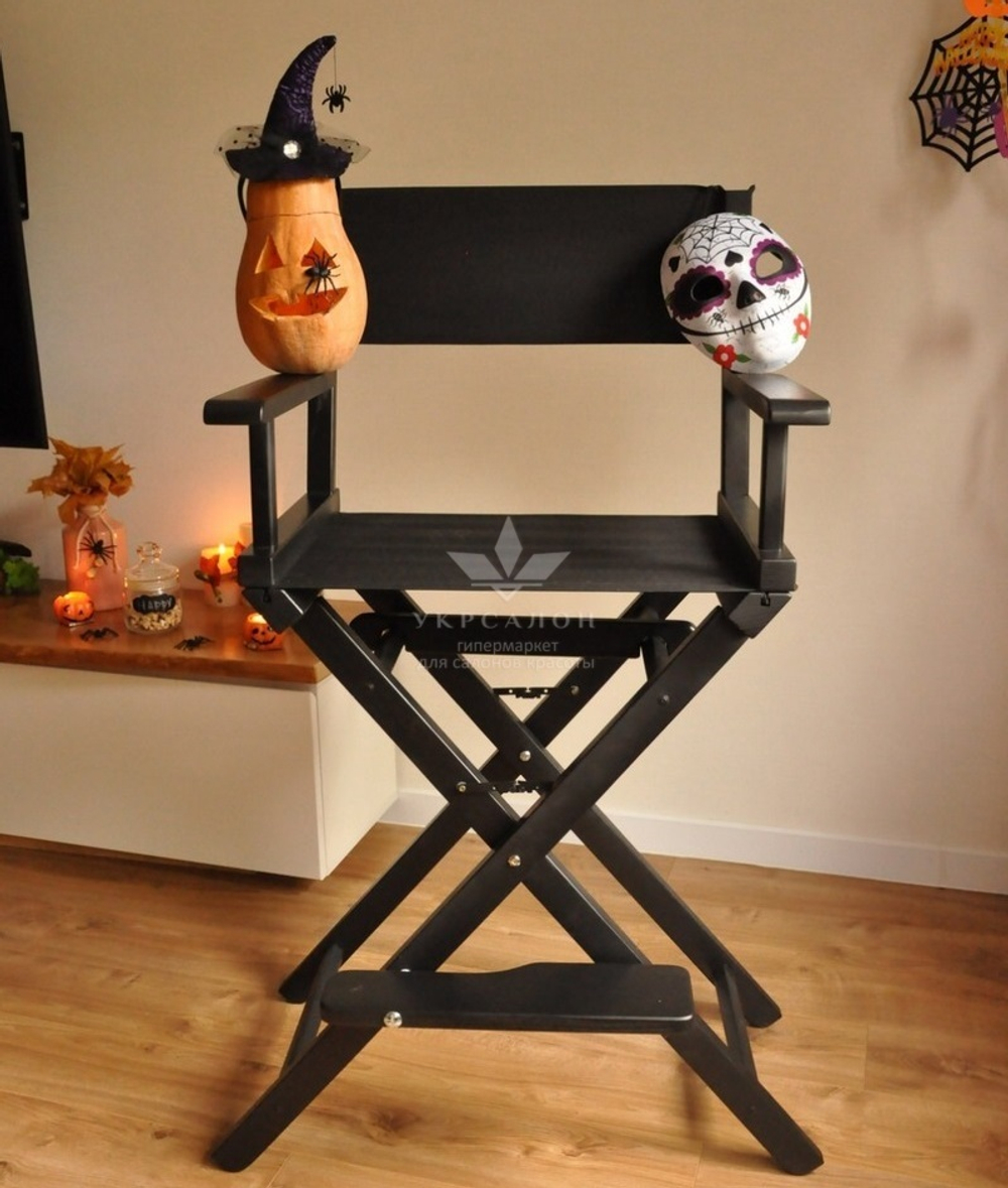 Складной стул для визажа Apolo 5 black