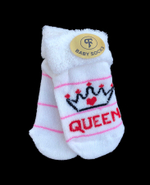 Шкарпетки "Queen", махра ТМ "Baby socks" (0-6 міс)