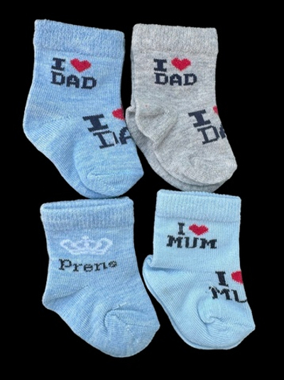 Шкарпетки "Мікс", котон ТМ "Karatepe socks" (0-6 міс)