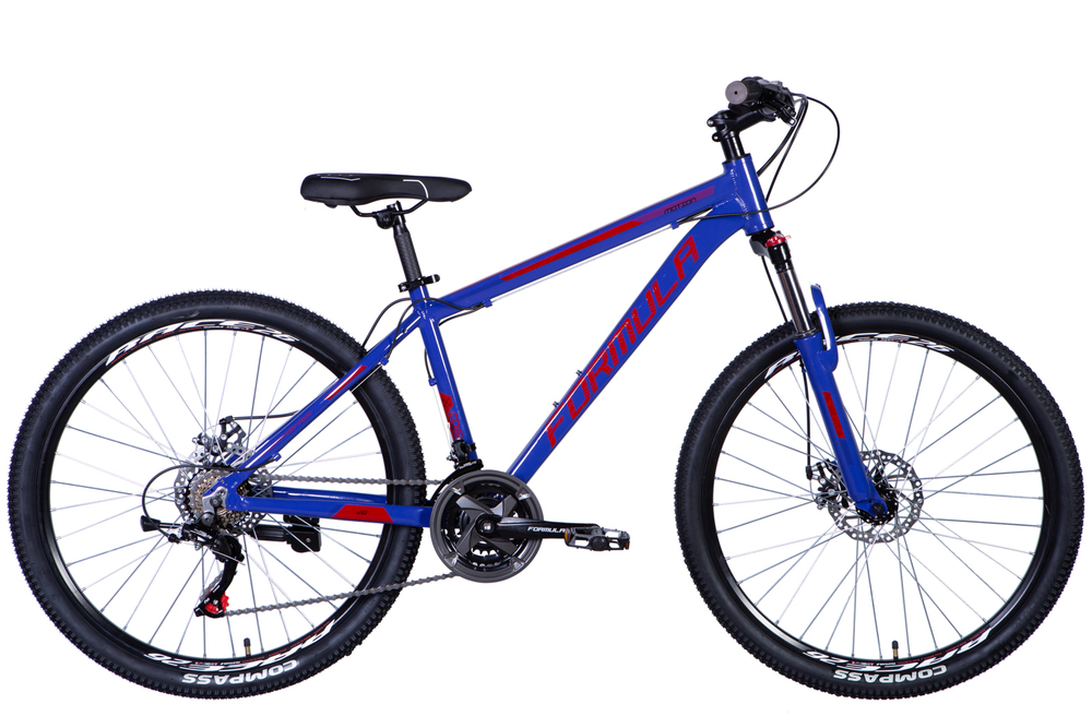 Велосипед горный алюминиевый 26 дюймов Formula Motion DD 2024, рама 16"