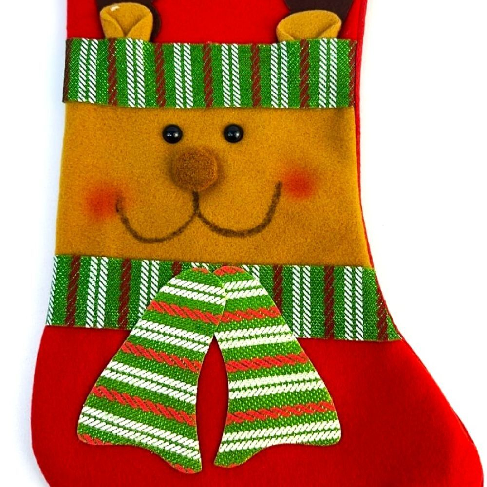 Новогодний подарочный носок Олененок