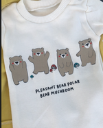 Костюм 3в1, бавовна: кофта, штани, боді "paw paw" (68 см)