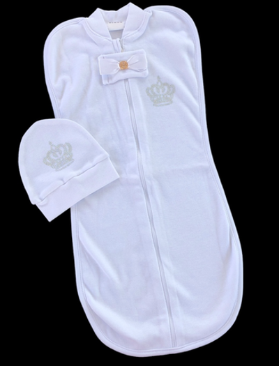 Пелюшка-кокон (Європелюшка) + колпачок, бавовна "Lari"