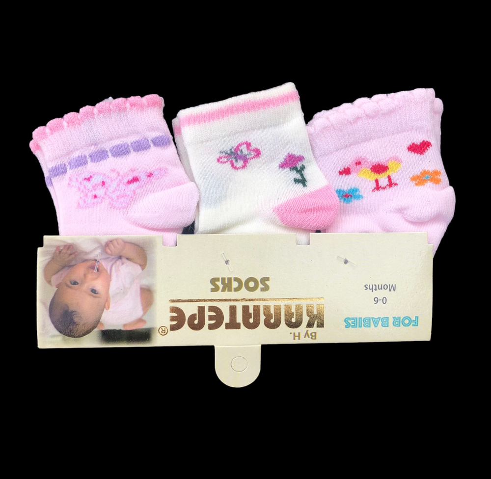 Шкарпетки "Веселка", котон ТМ "Karatepe socks" (0-6 міс)