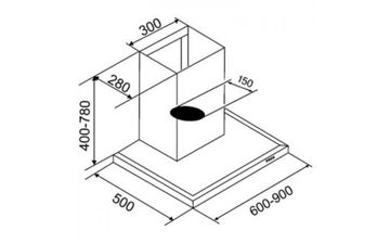 Витяжка VENTOLUX ITALIA 90 FINE