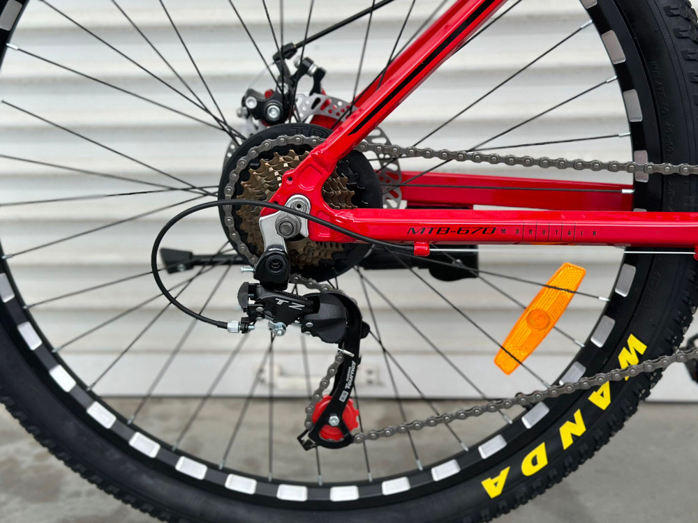 Велосипед гірський алюмінієвий 26 дюймів Toprider 670 обладнання Shimano
