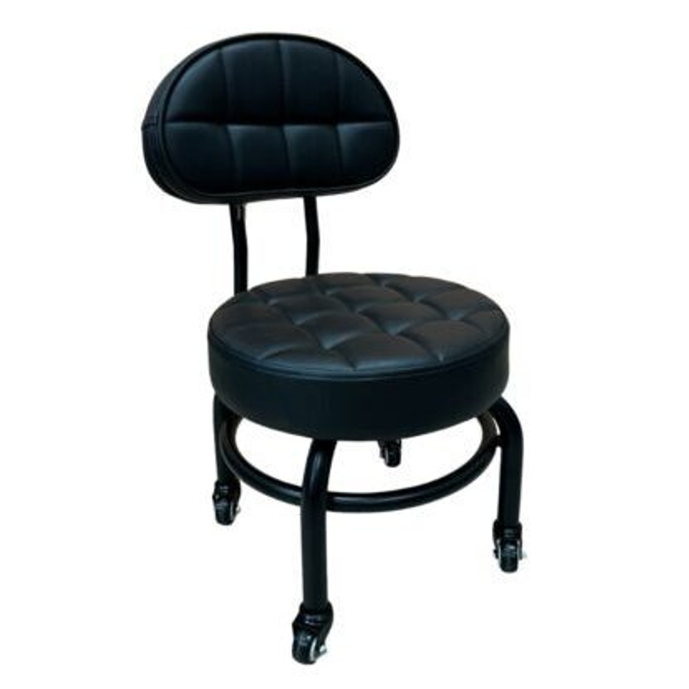 Стульчик мастера для педикюра DS-929, черный