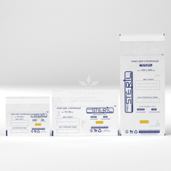 Набір білих крафт-пакетів 75*150 мм ProSteril (100 шт)