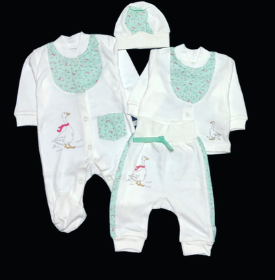 Гарний набір одягу для новонароджених, якісний одяг для немовлят, весна, зріст 62 см, бавовна