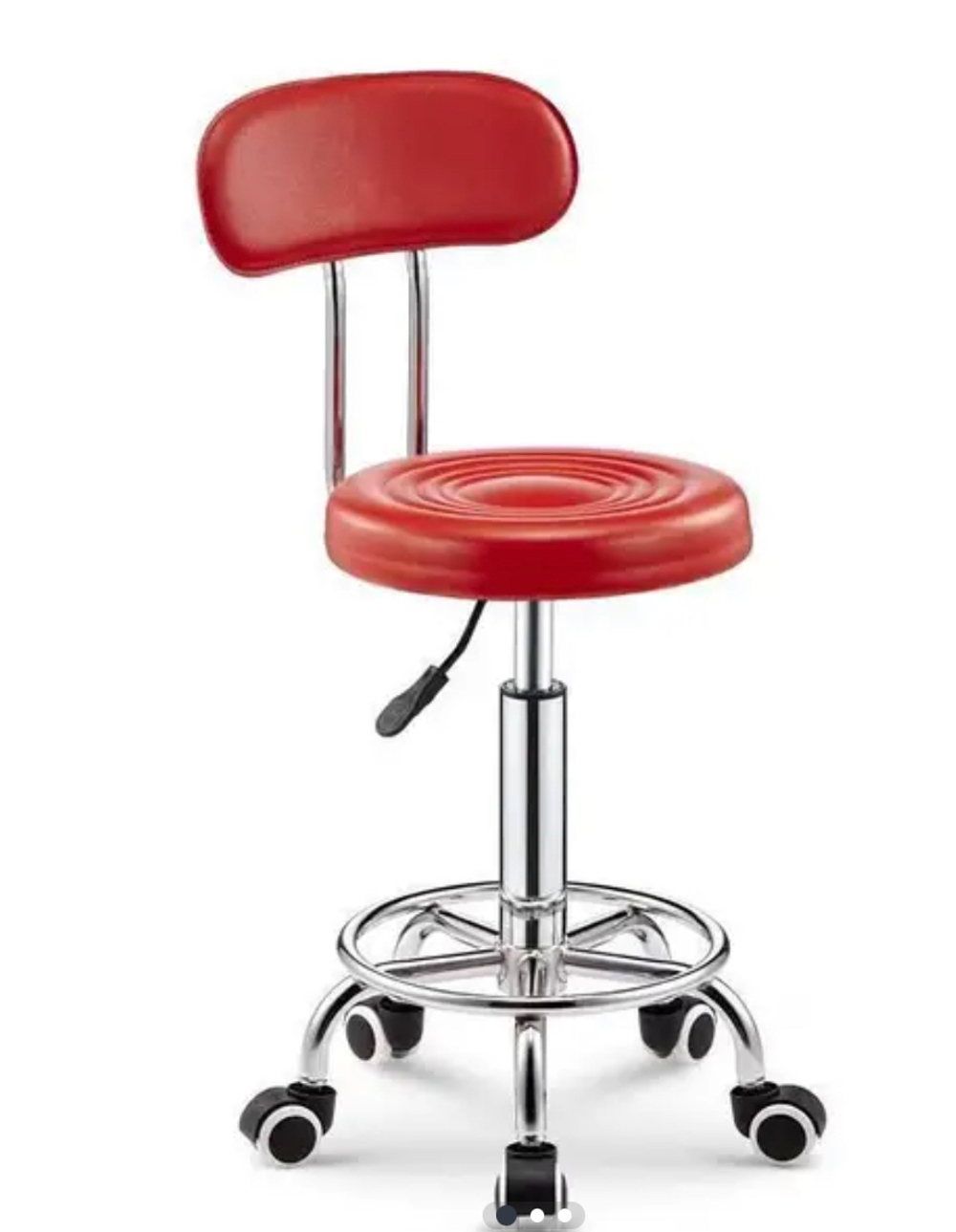 Cтульчик мастера эконом со спинкой