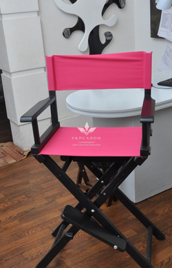 Складаний стілець для візажу Apolo 6 black