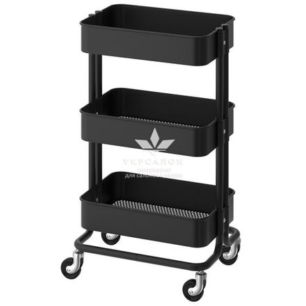 Косметологічний візок raskog loft чорний