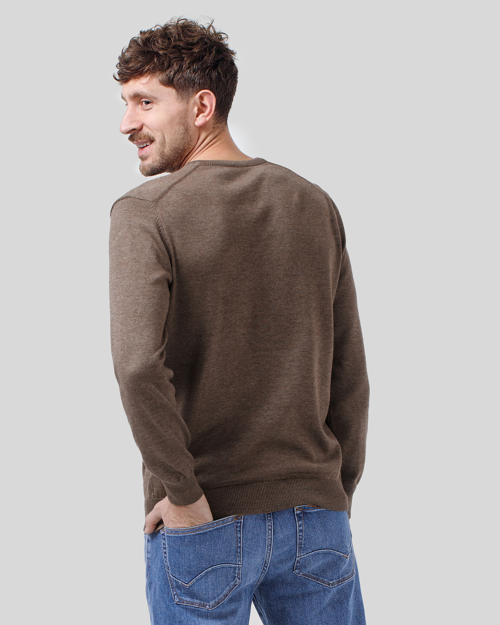 Джемпер чоловічий коричневий (арт. 7662300502)