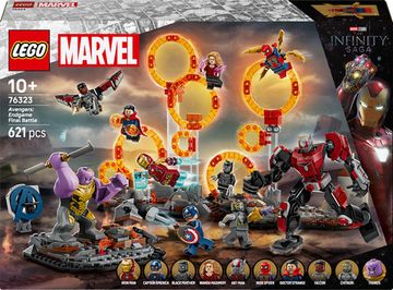 Конструктор LEGO Super Heroes Marvel Месники: Завершення. Вирішальна битва 621 деталь (76323)
