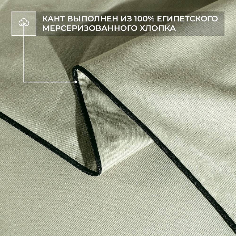 Наволочки Однотонный Сатин Элитный 100% египетский хлопок NE01257