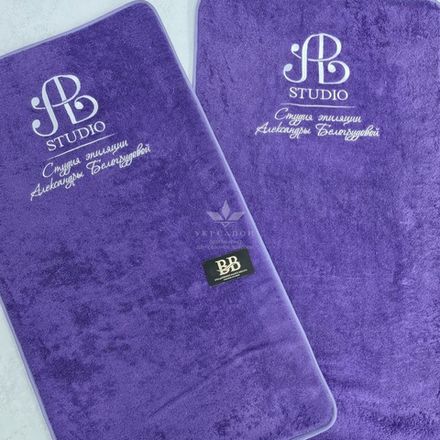 Махровий килимок для салону краси