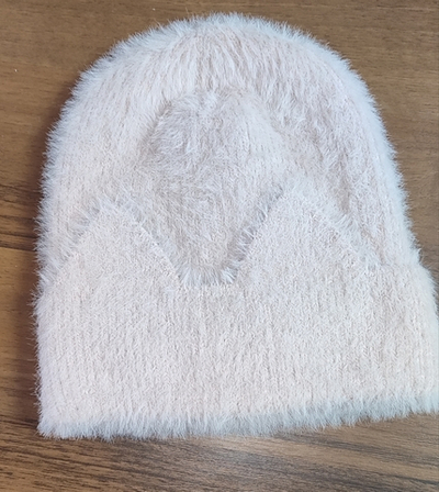 Шапочка "Кошеня", пряжа мінк, акрил ТМ "Talvi" (р. 54-58)