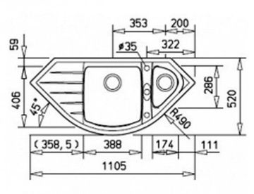 Кухонна мийка TEKA Cabrera 70 Е-TG пісочний 88534