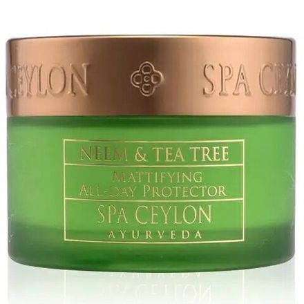 Денний крем протектор для жирної та проблемної шкіри SPF5 Маргоза та чайне дерево 100 г, SPA Ceylon