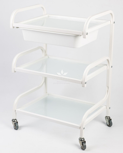 Косметологічний візок S3-l-w білий