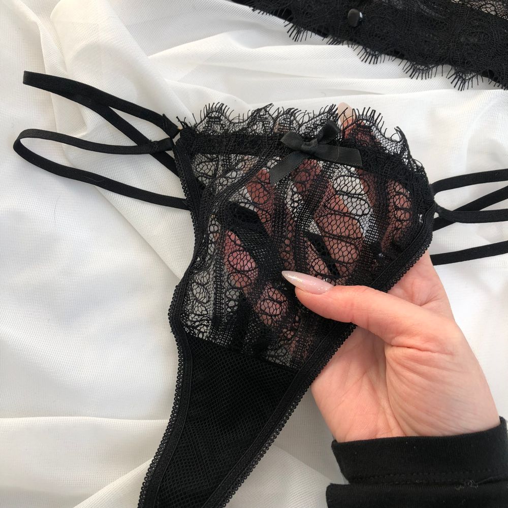 Мереживний комплект з ставкою сітка