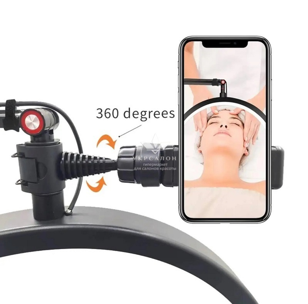 Лампа світлодіодна для бьюті майстра універсальна BZ37 20 Вт чорна