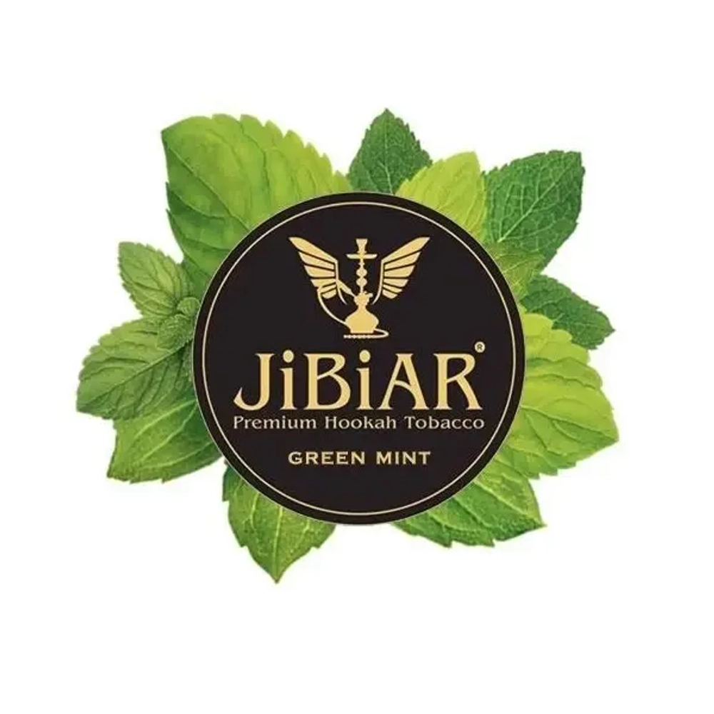 Табак Jibiar Green Mint (Джибиар Зеленая Мята) 100g (срок годности истек)