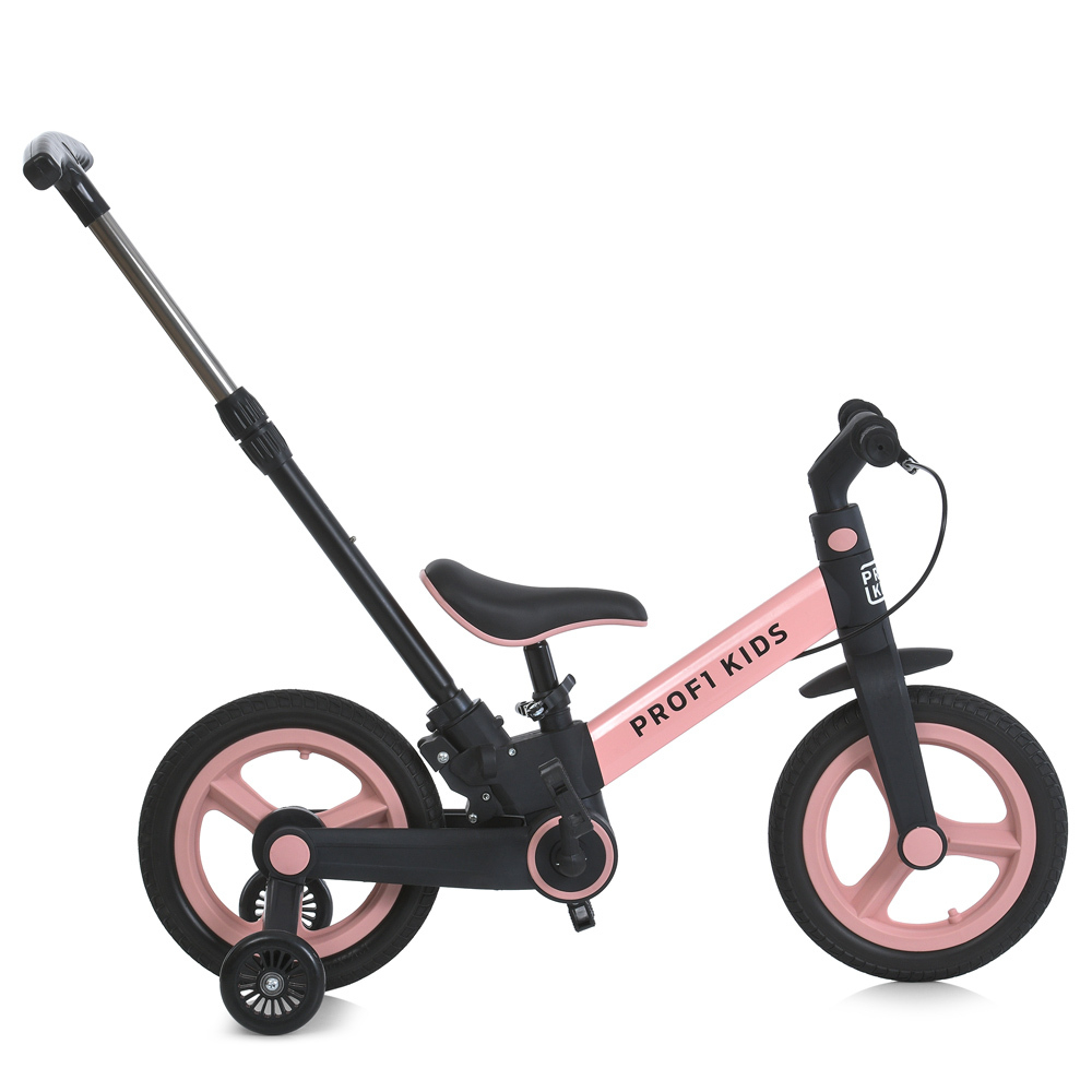 Детский велосипед-трансформер Profi Kids MB 1021 с родительской ручкой
