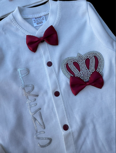 Чоловічок із шапочкою та царапками "Принц", бавовна ТМ "Waffle"