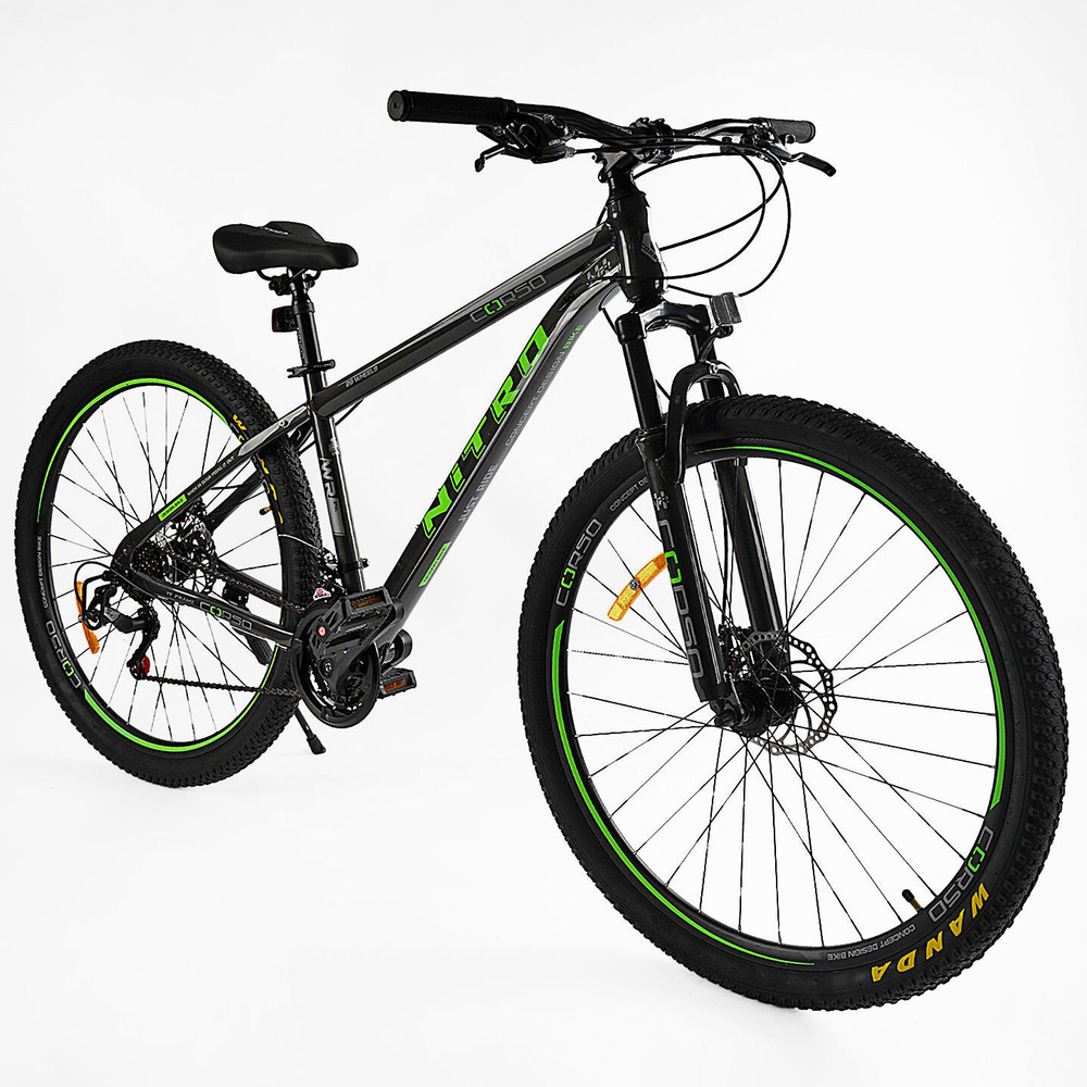 Велосипед горный CORSO "NITRO" 29 дюймов, оборудование SunRun, рама 17"