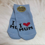 Шкарпетки "I love mum", котон ТМ "Sullun" (0-6 міс)